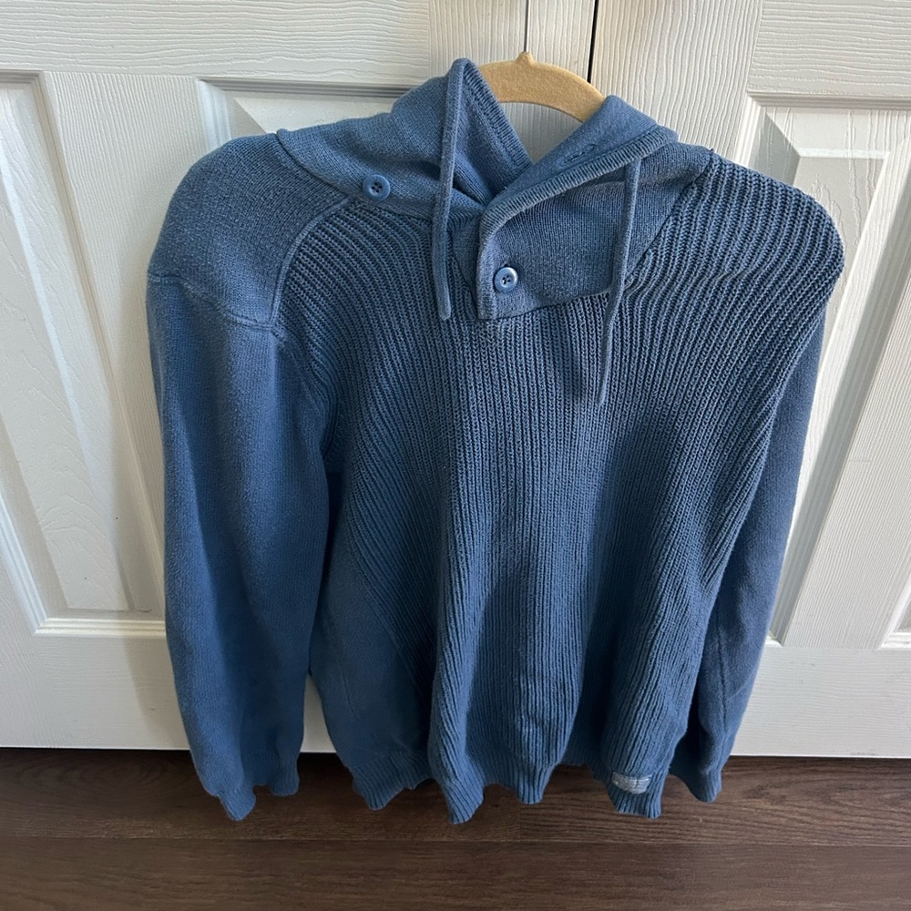 Large Mens Express Hooded Sweater